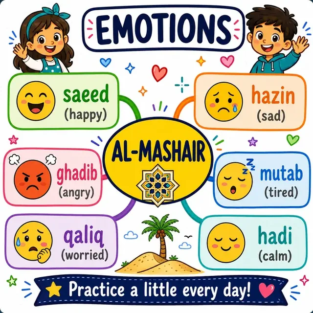 Emotions mind map